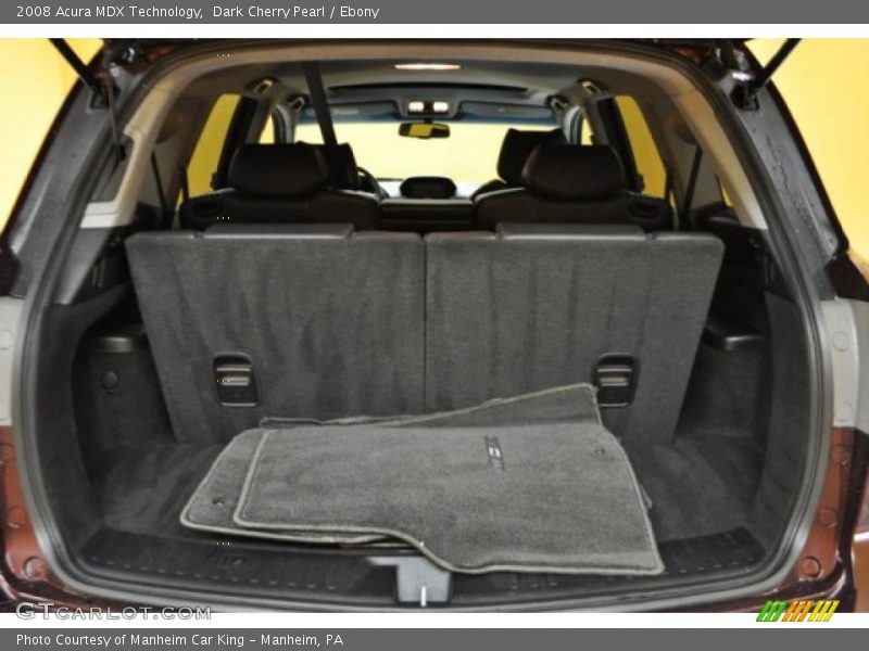 Dark Cherry Pearl / Ebony 2008 Acura MDX Technology
