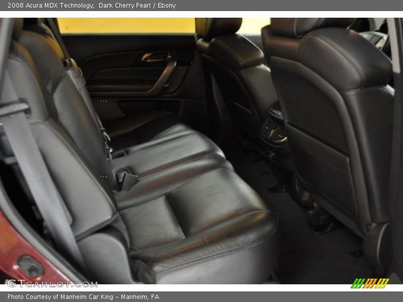 Dark Cherry Pearl / Ebony 2008 Acura MDX Technology