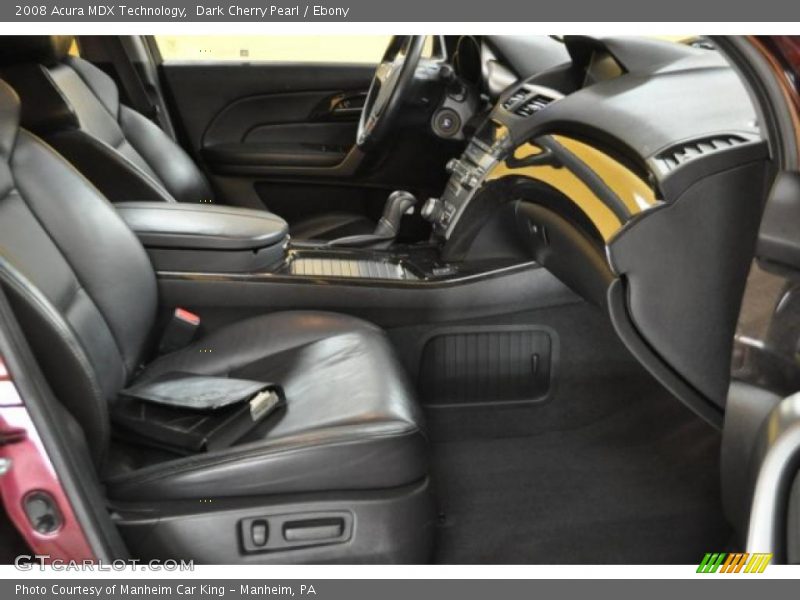 Dark Cherry Pearl / Ebony 2008 Acura MDX Technology