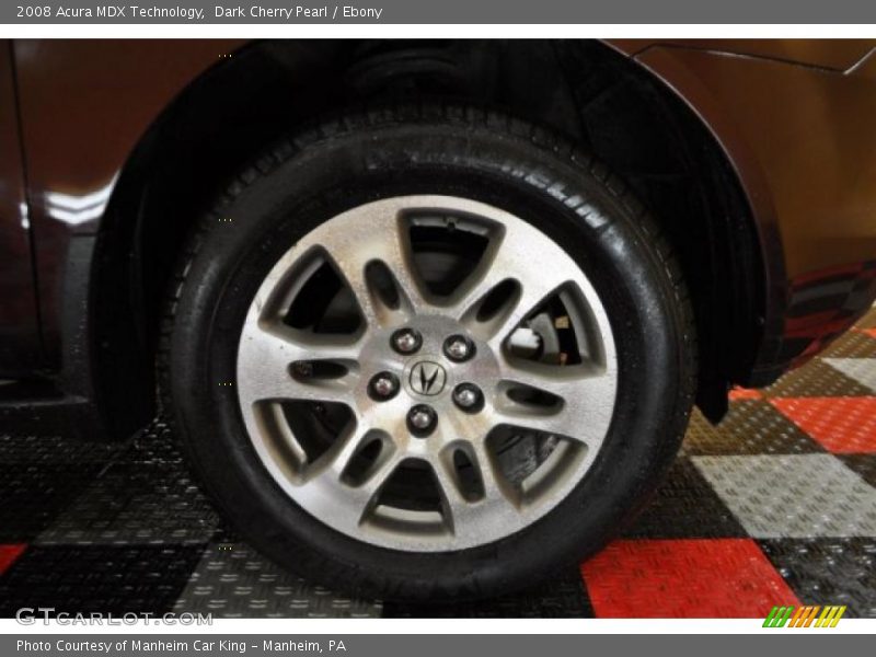 Dark Cherry Pearl / Ebony 2008 Acura MDX Technology
