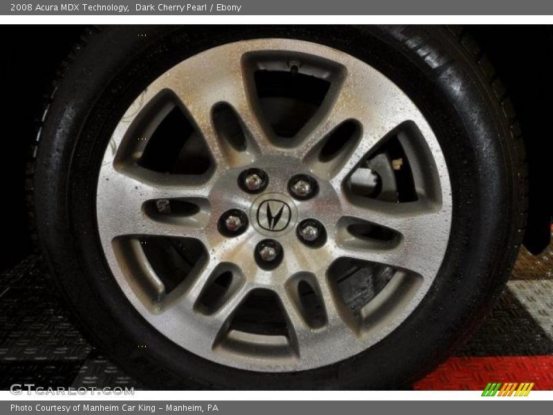 Dark Cherry Pearl / Ebony 2008 Acura MDX Technology