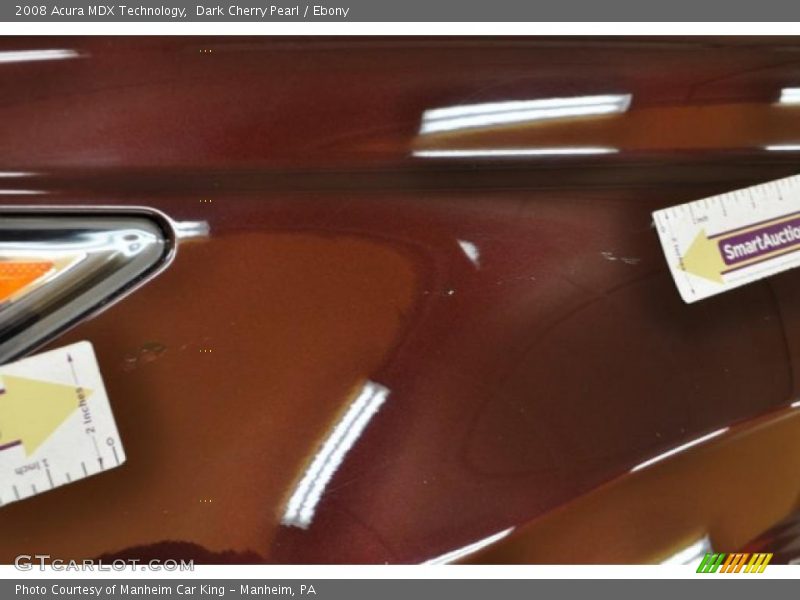 Dark Cherry Pearl / Ebony 2008 Acura MDX Technology