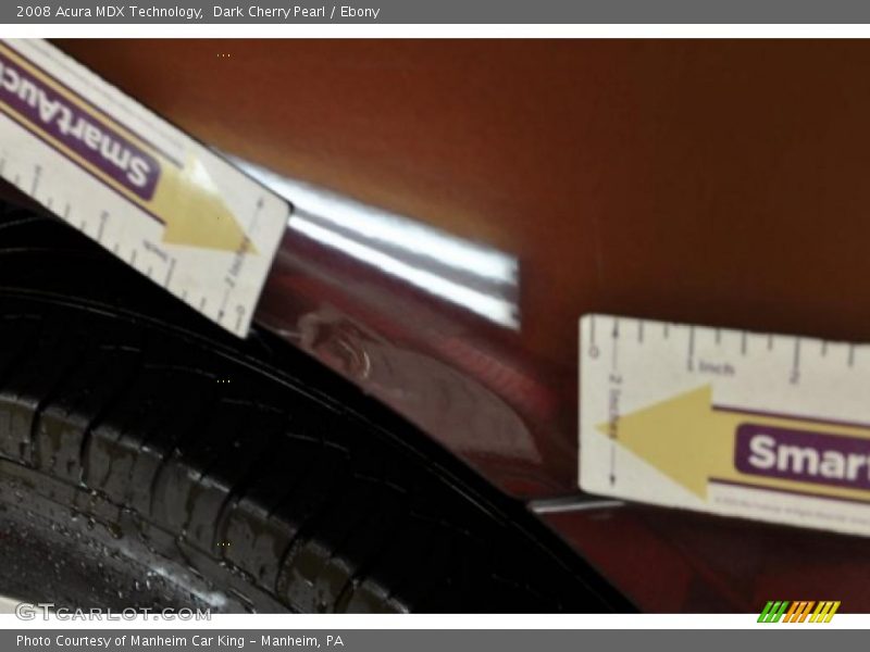 Dark Cherry Pearl / Ebony 2008 Acura MDX Technology