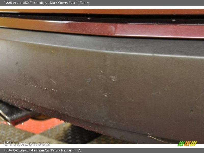 Dark Cherry Pearl / Ebony 2008 Acura MDX Technology