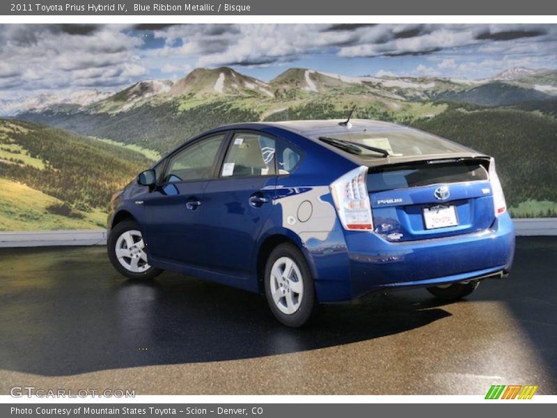 Blue Ribbon Metallic / Bisque 2011 Toyota Prius Hybrid IV