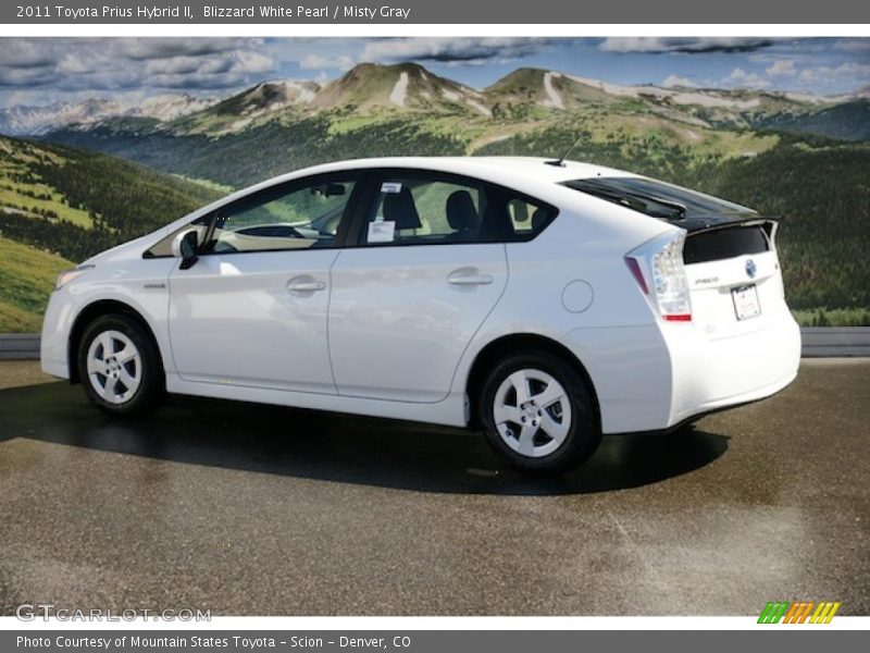 Blizzard White Pearl / Misty Gray 2011 Toyota Prius Hybrid II