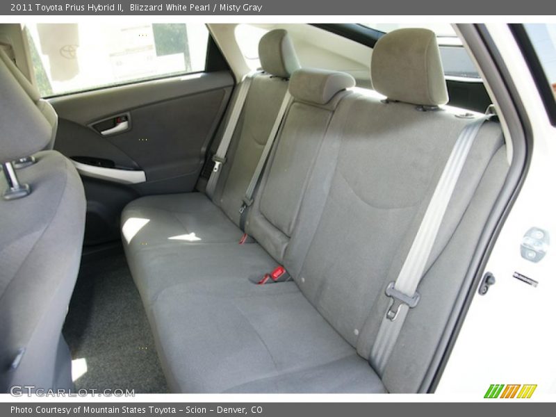 Blizzard White Pearl / Misty Gray 2011 Toyota Prius Hybrid II