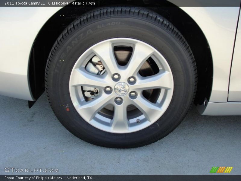Classic Silver Metallic / Ash 2011 Toyota Camry LE