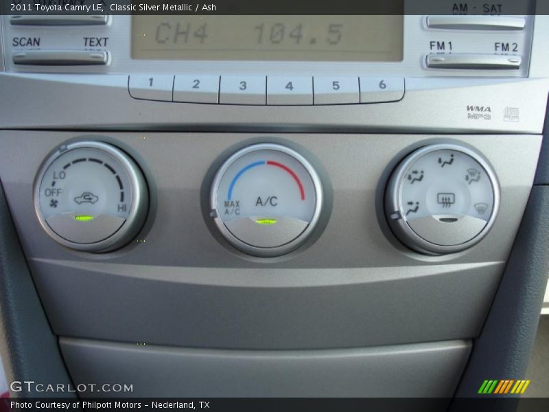 Classic Silver Metallic / Ash 2011 Toyota Camry LE