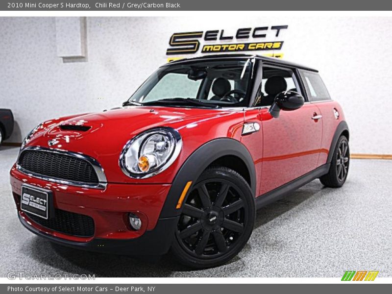 Chili Red / Grey/Carbon Black 2010 Mini Cooper S Hardtop