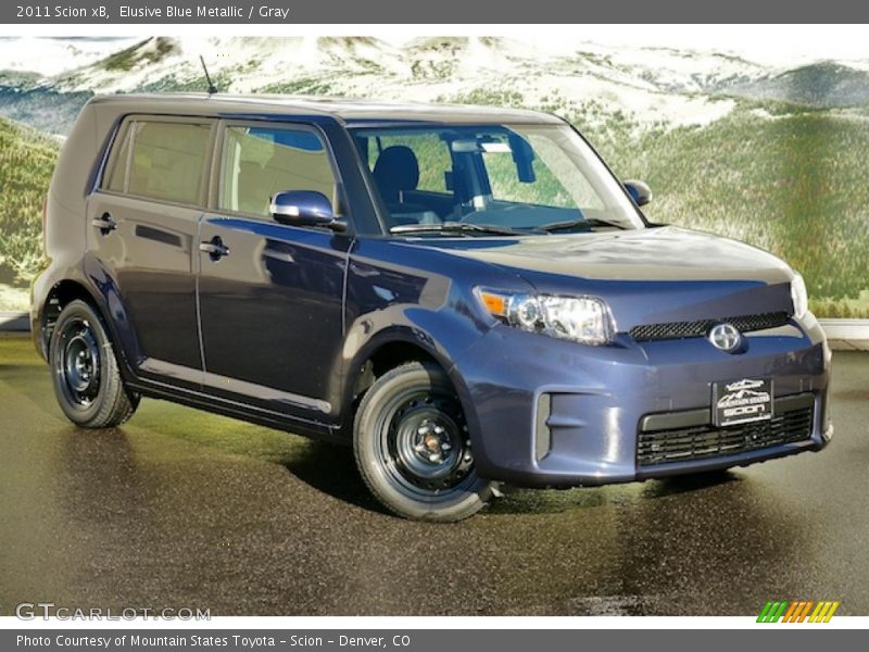 Elusive Blue Metallic / Gray 2011 Scion xB
