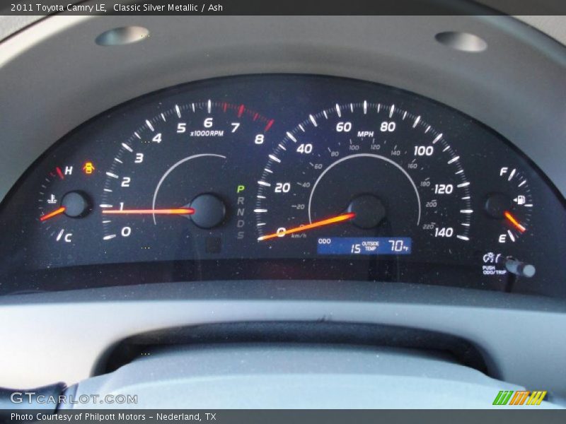 Classic Silver Metallic / Ash 2011 Toyota Camry LE