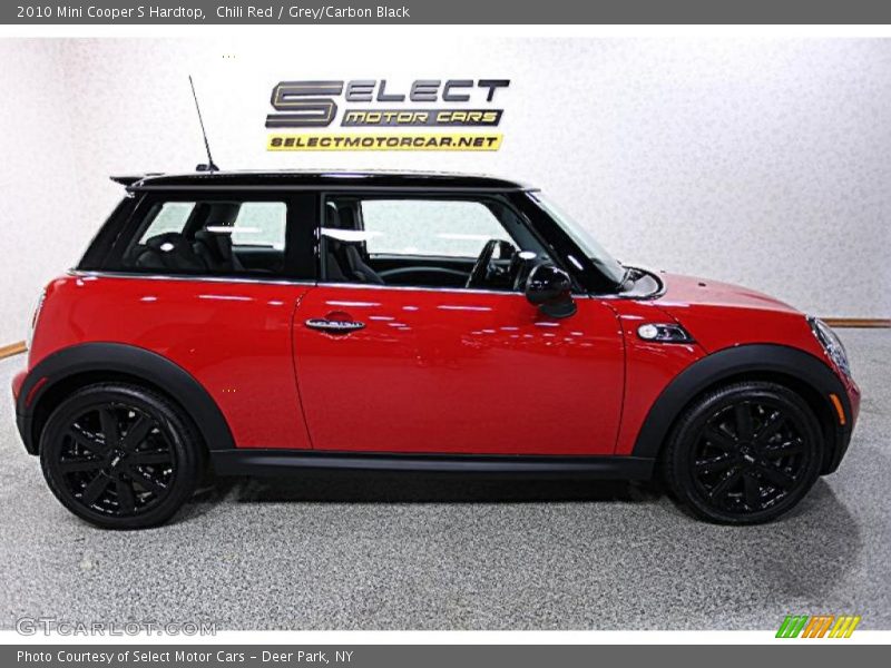 Chili Red / Grey/Carbon Black 2010 Mini Cooper S Hardtop