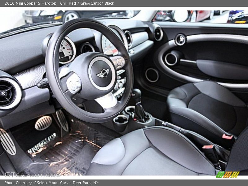 Chili Red / Grey/Carbon Black 2010 Mini Cooper S Hardtop