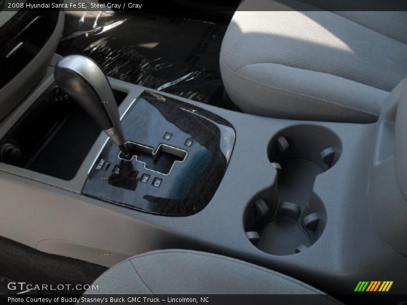 Steel Gray / Gray 2008 Hyundai Santa Fe SE
