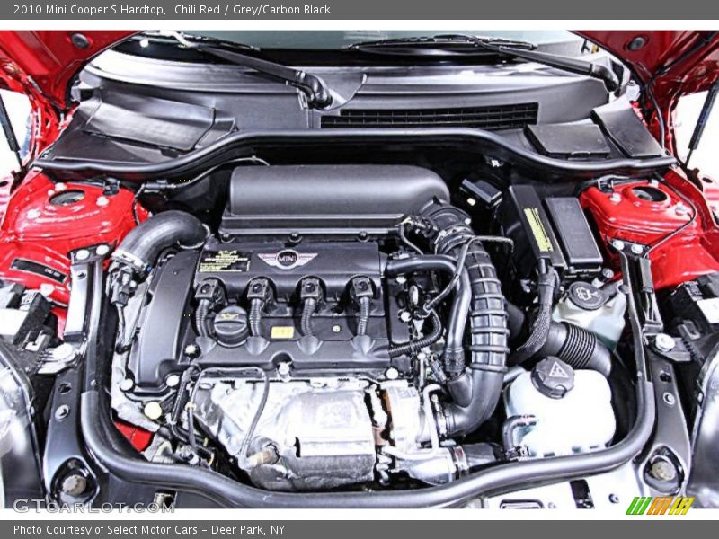 Chili Red / Grey/Carbon Black 2010 Mini Cooper S Hardtop