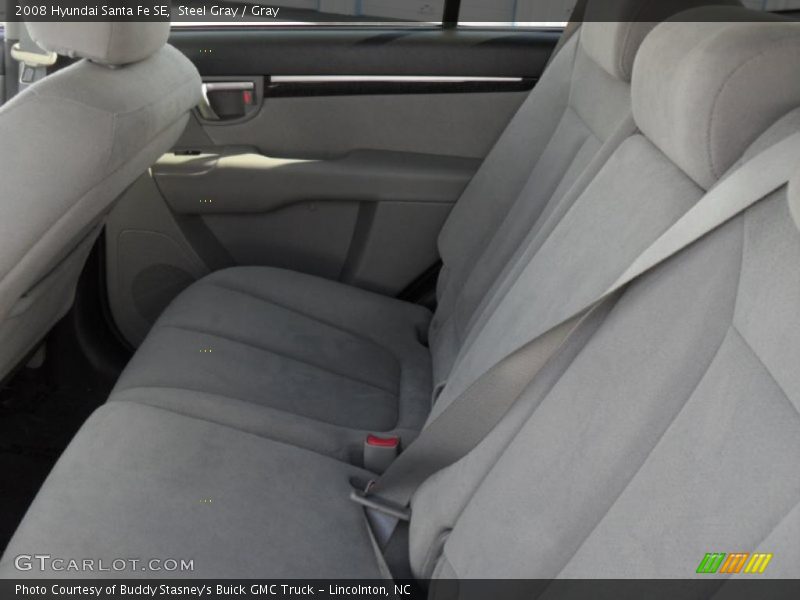 Steel Gray / Gray 2008 Hyundai Santa Fe SE