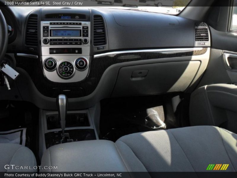 Steel Gray / Gray 2008 Hyundai Santa Fe SE
