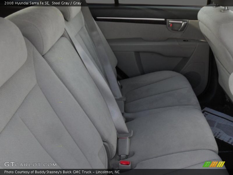 Steel Gray / Gray 2008 Hyundai Santa Fe SE