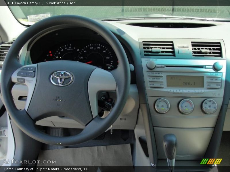 Super White / Ash 2011 Toyota Camry LE