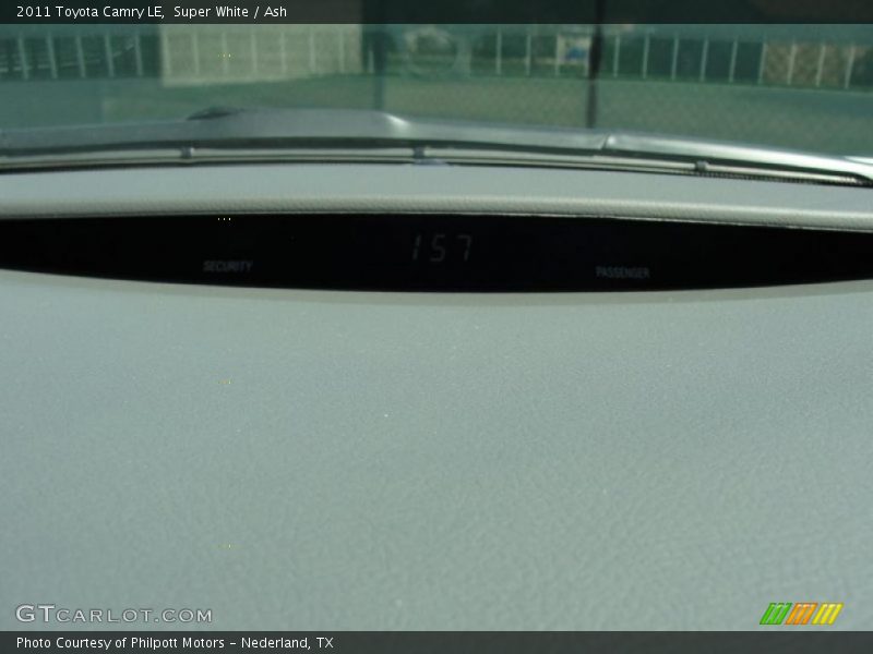 Super White / Ash 2011 Toyota Camry LE