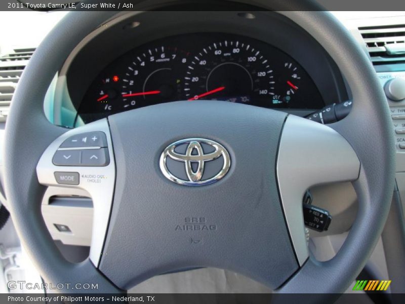 Super White / Ash 2011 Toyota Camry LE