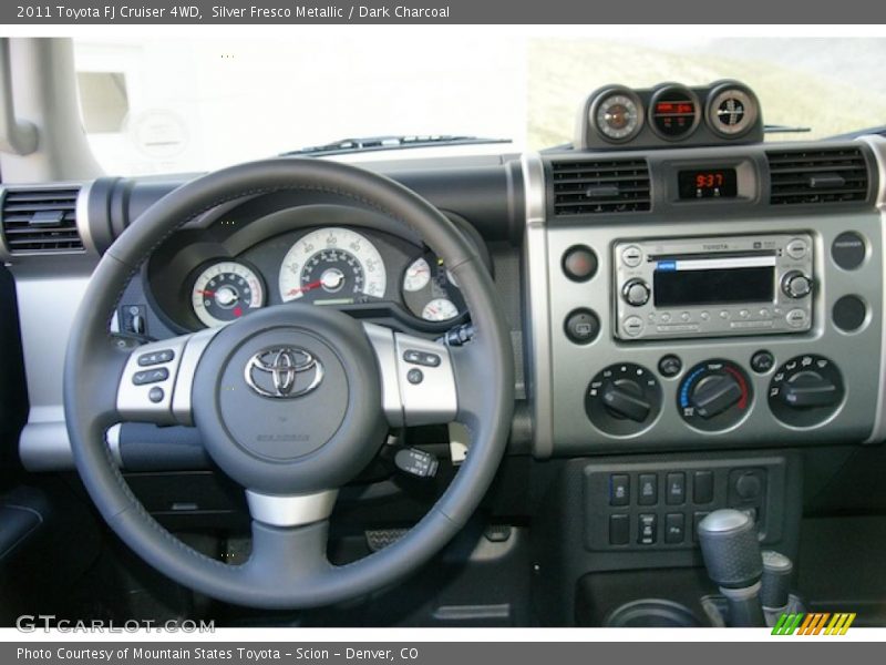Silver Fresco Metallic / Dark Charcoal 2011 Toyota FJ Cruiser 4WD