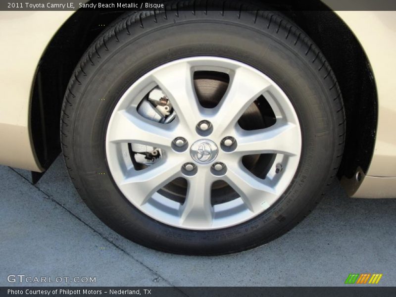 Sandy Beach Metallic / Bisque 2011 Toyota Camry LE