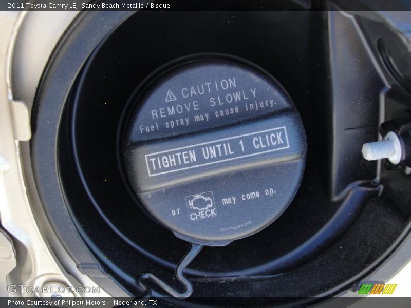 Sandy Beach Metallic / Bisque 2011 Toyota Camry LE