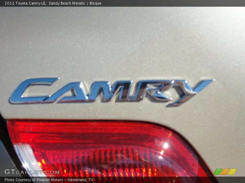 Sandy Beach Metallic / Bisque 2011 Toyota Camry LE