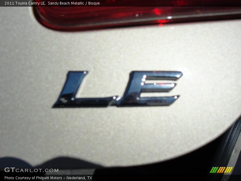 Sandy Beach Metallic / Bisque 2011 Toyota Camry LE