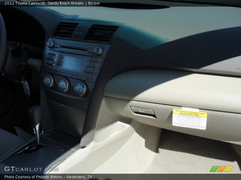 Sandy Beach Metallic / Bisque 2011 Toyota Camry LE