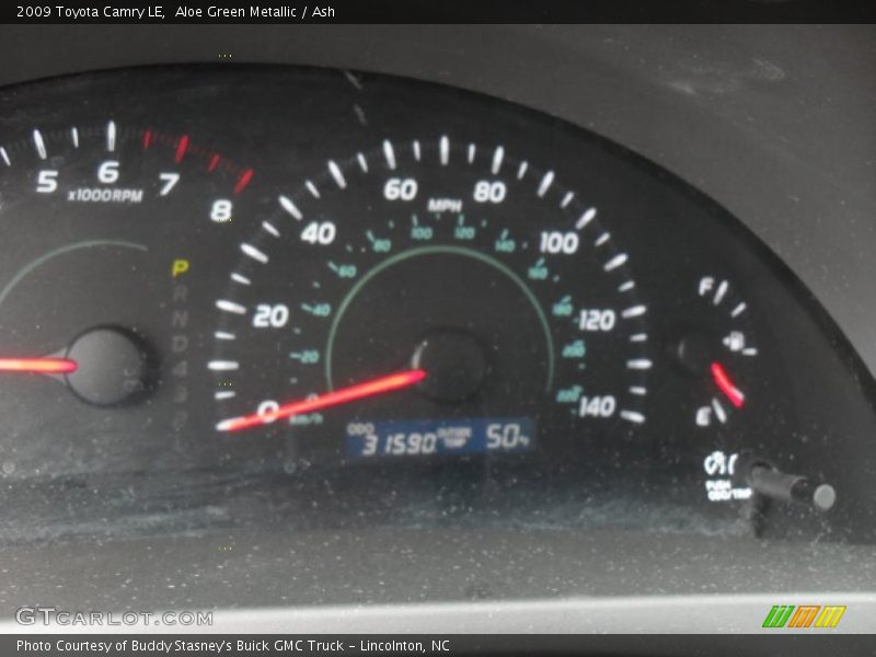 Aloe Green Metallic / Ash 2009 Toyota Camry LE