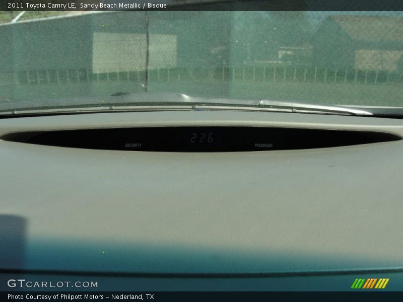 Sandy Beach Metallic / Bisque 2011 Toyota Camry LE