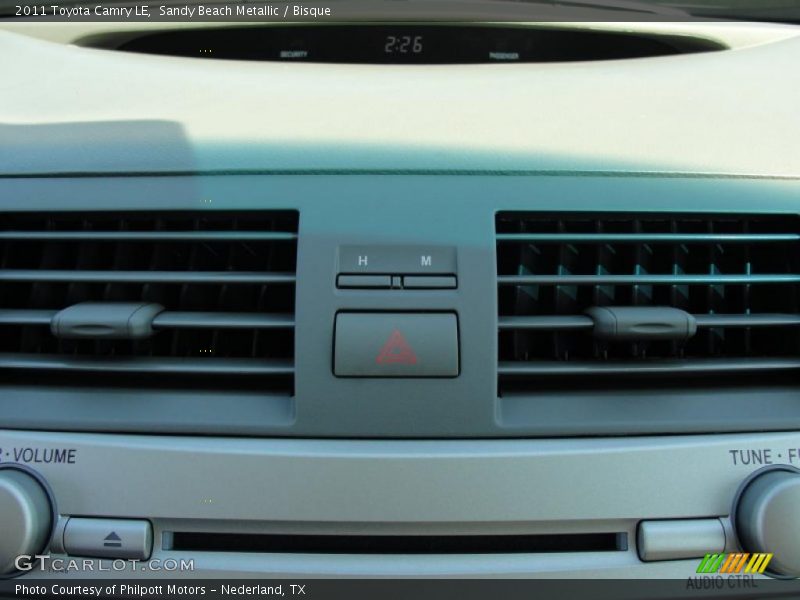 Sandy Beach Metallic / Bisque 2011 Toyota Camry LE