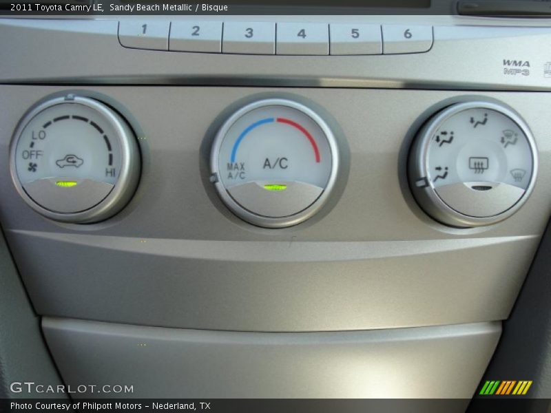 Sandy Beach Metallic / Bisque 2011 Toyota Camry LE