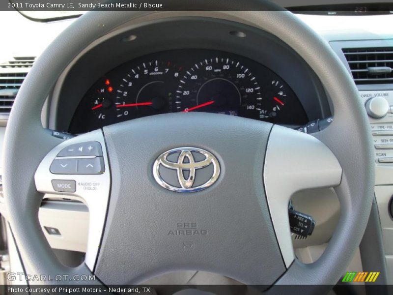 Sandy Beach Metallic / Bisque 2011 Toyota Camry LE