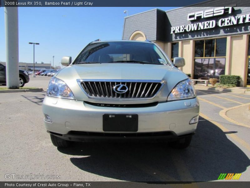 Bamboo Pearl / Light Gray 2008 Lexus RX 350