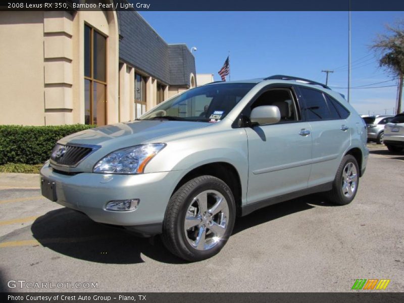 Bamboo Pearl / Light Gray 2008 Lexus RX 350