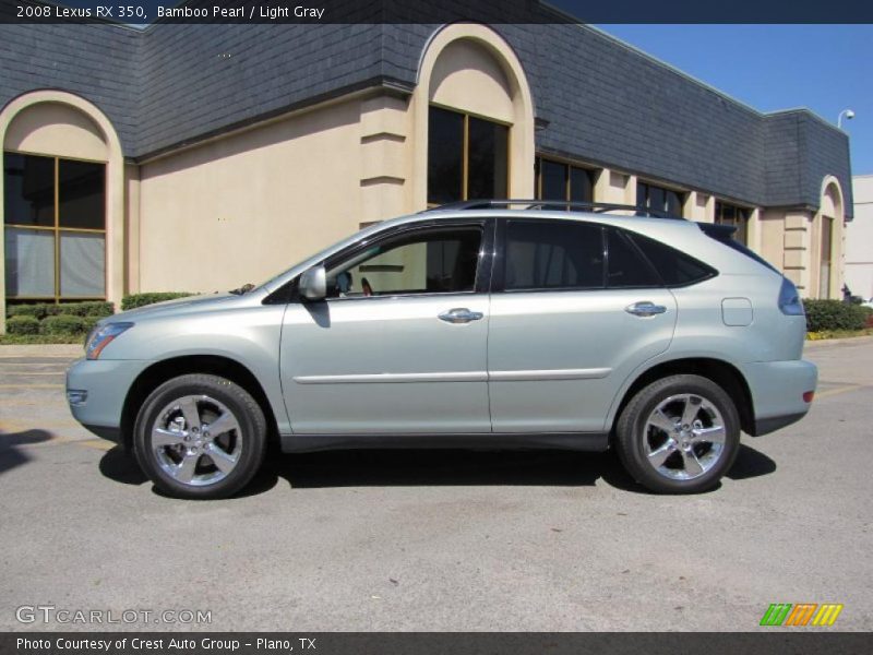 Bamboo Pearl / Light Gray 2008 Lexus RX 350