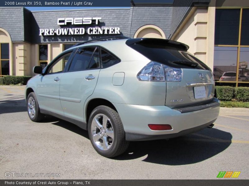Bamboo Pearl / Light Gray 2008 Lexus RX 350