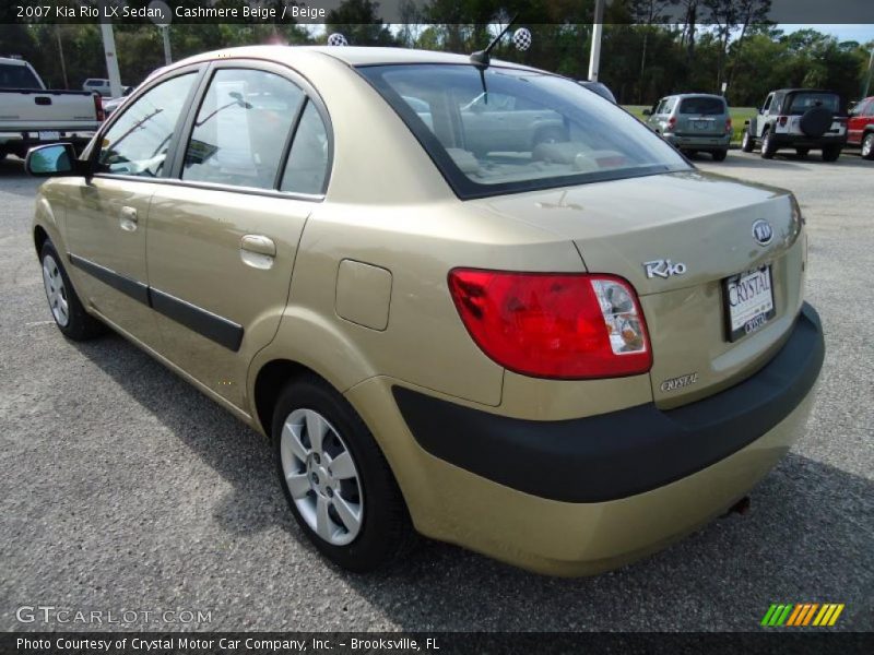 Cashmere Beige / Beige 2007 Kia Rio LX Sedan