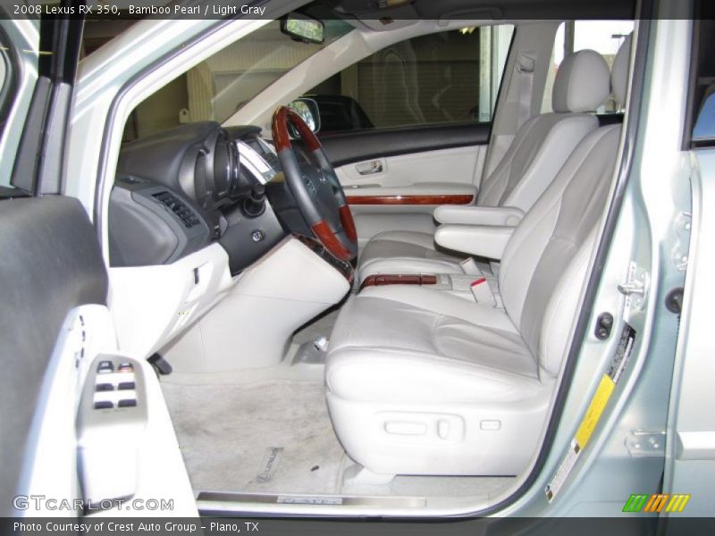 Bamboo Pearl / Light Gray 2008 Lexus RX 350