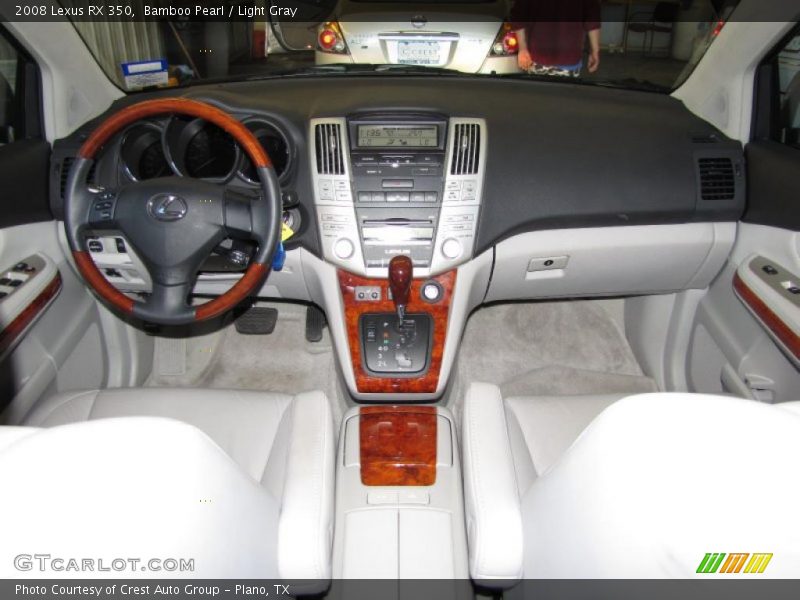 Bamboo Pearl / Light Gray 2008 Lexus RX 350