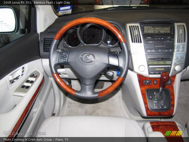 Bamboo Pearl / Light Gray 2008 Lexus RX 350