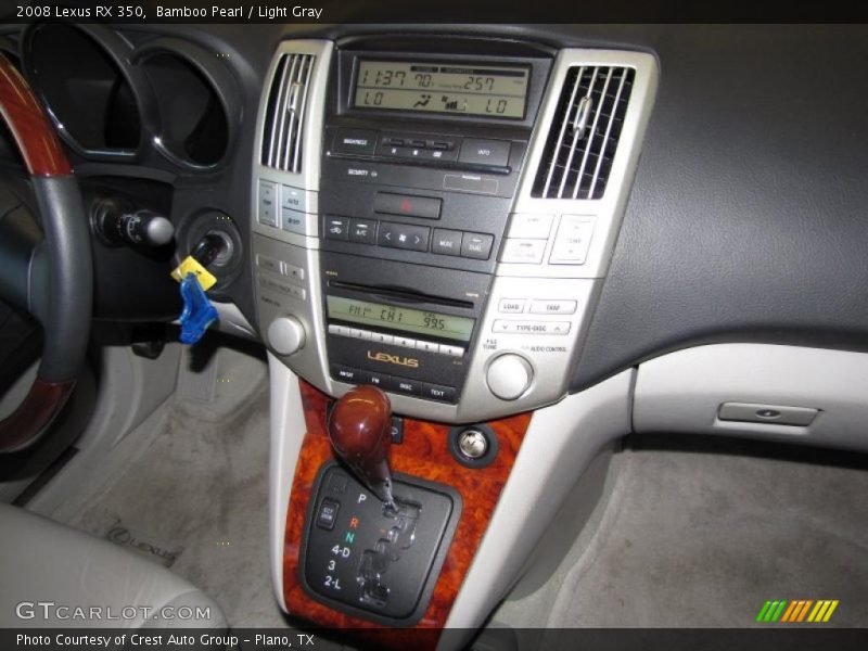 Bamboo Pearl / Light Gray 2008 Lexus RX 350