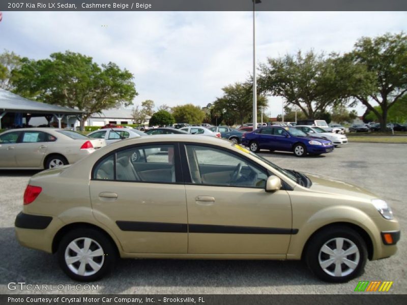 Cashmere Beige / Beige 2007 Kia Rio LX Sedan