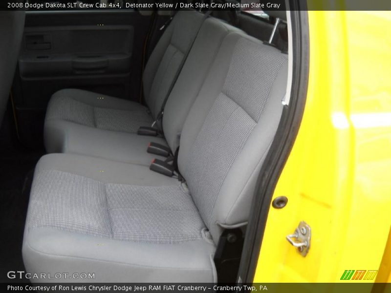Detonator Yellow / Dark Slate Gray/Medium Slate Gray 2008 Dodge Dakota SLT Crew Cab 4x4