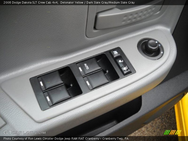 Detonator Yellow / Dark Slate Gray/Medium Slate Gray 2008 Dodge Dakota SLT Crew Cab 4x4