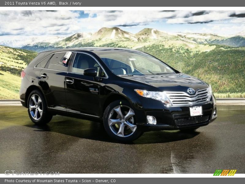 Black / Ivory 2011 Toyota Venza V6 AWD